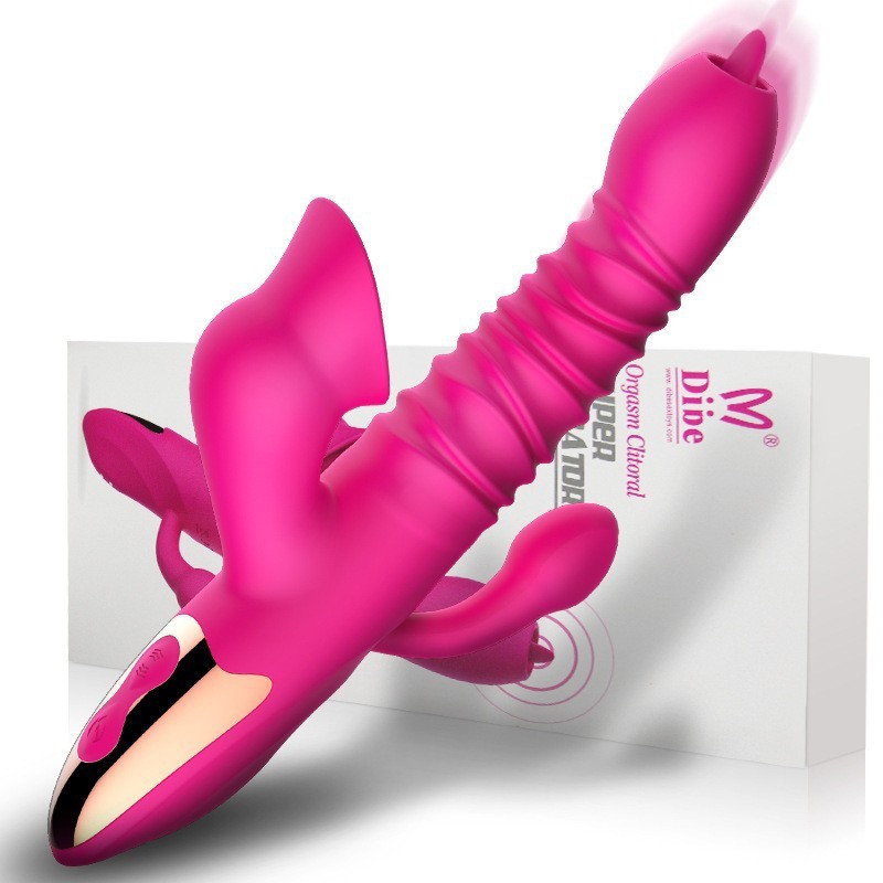 Tongue Licking, Sucking, Intelligent Heating, Flesh Sensation, Retractable Female Device, AV Stick, Vibrator_voghion.com