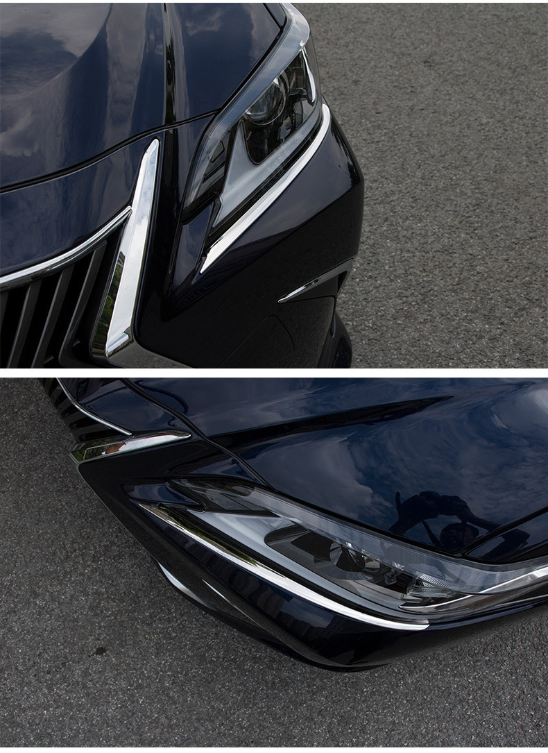 Suitable for Lexus ES200 Modified ES260 300h Headlight Eyebrow Decoration Bright Strip Exterior Lamp Eyebrow Patch