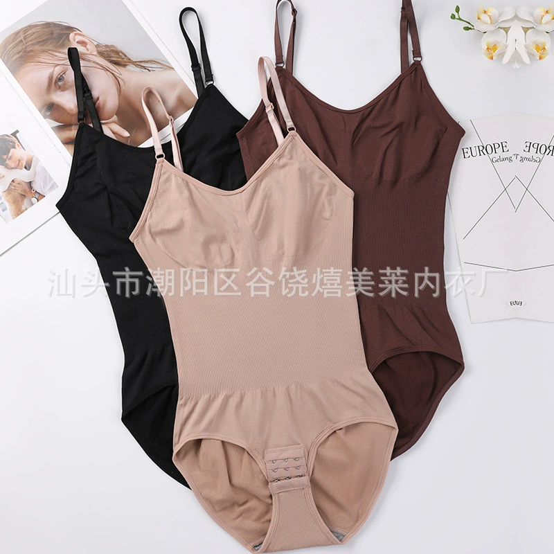 617 # Цельное корректирующее белье для женщин, трусы для контроля живота, корректирующее белье с открытой промежностью, корсетное боди для женщин.