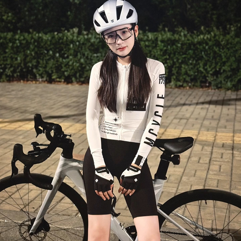 Cycling Suit Set Double Arrow Cycling Pants Women's 2025 New Spring and Summer Road Cycling Bib Shorts Men