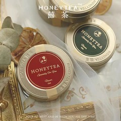 ハニーティー結婚花嫁喜茶お土産の中に実用的なプレゼントの花茶鉄缶卸売り結婚祝いのお返しをします。