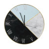 12 -inch porcelain -flooding clock restaurant living room living room home wall decorative pendant quiet sweeping seconds craft clock 1279