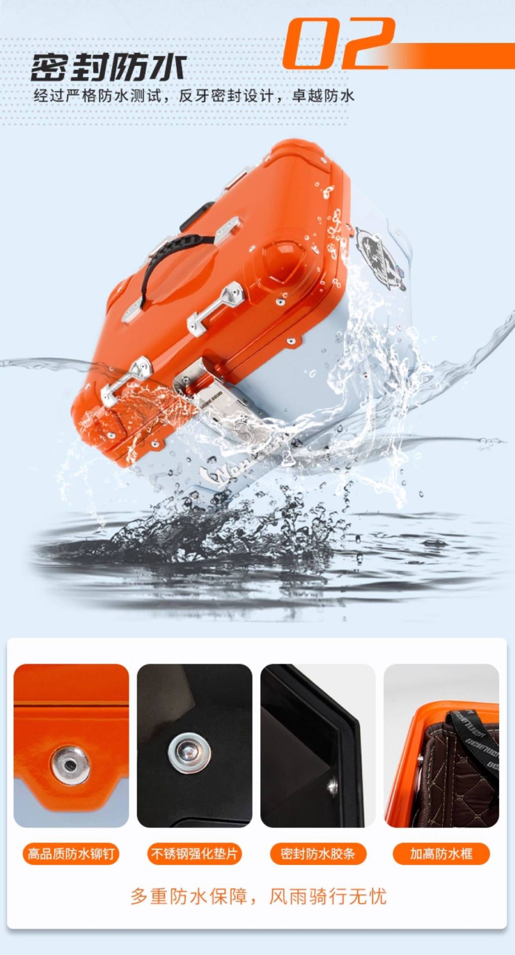 Wanlihao is suitable for the trunk of Victoria motorcycles and electric vehicles, a universal storage box, not made of aluminum alloy