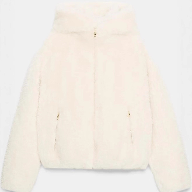 2025 European and American New Fashion Trend Winter New Women's Loose Hooded Faux Fur Effect Jacket Outerwear 2025 European and American New Fashion Trend Winter New Women's Loose Hooded Faux Fur Effect Jacket Outerwear