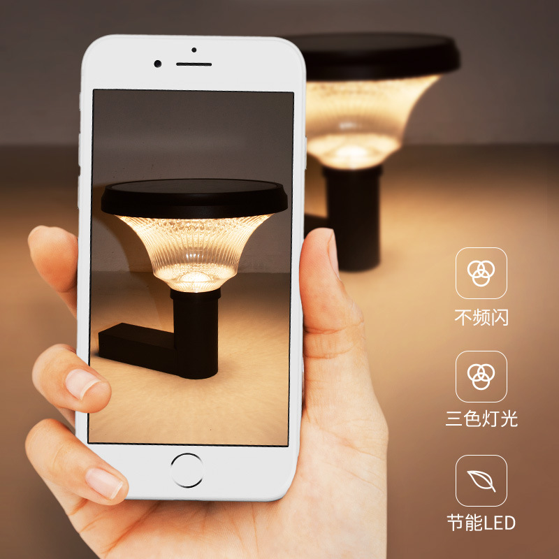 现货批发 新中式花园墙壁简约草坪灯 太阳能户外压铸装饰庭院壁灯