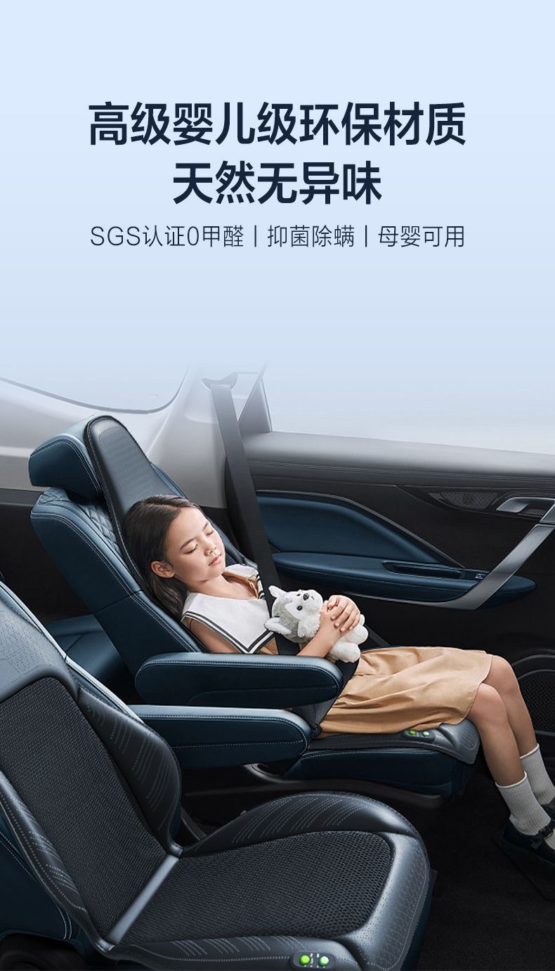 Summer Ventilated Cooling Car Seat Cushion with Integrated Headrest, USB Interface, Leather and Ice Silk Breathable Car Mat for Trucks and Sedans
