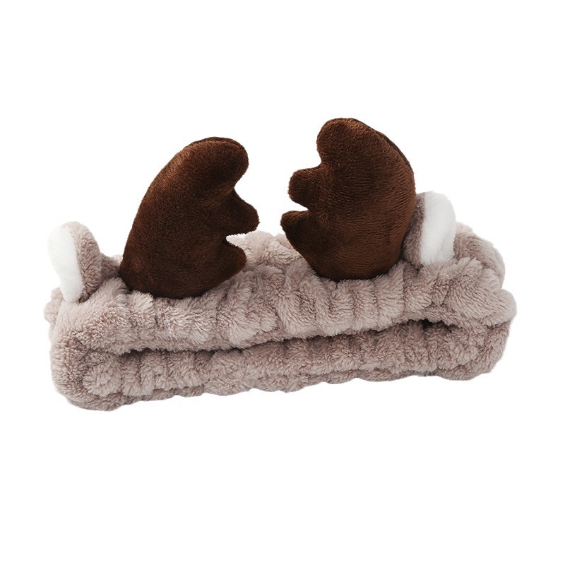 Diadema de felpa de dibujos animados 2025, antideslizante, para maquillaje o spa, estilo lindo