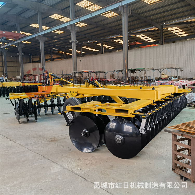 液压耙重型圆盘耙48片重耙 5.3米圆盘耙锰钢耙片联合整地机重耙