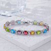 Crystal, zirconium, bracelet, jewelry, accessory, simple and elegant design, wholesale, Birthday gift