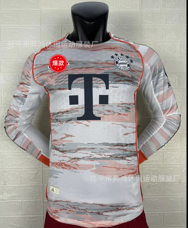 Uniforme de Fútbol Versión Jugador 2526 Nuevo Uniforme de Entrenamiento de Manga Larga Barcelona París Inter de Milán Arsenal Real Madrid Camiseta de Fútbol
