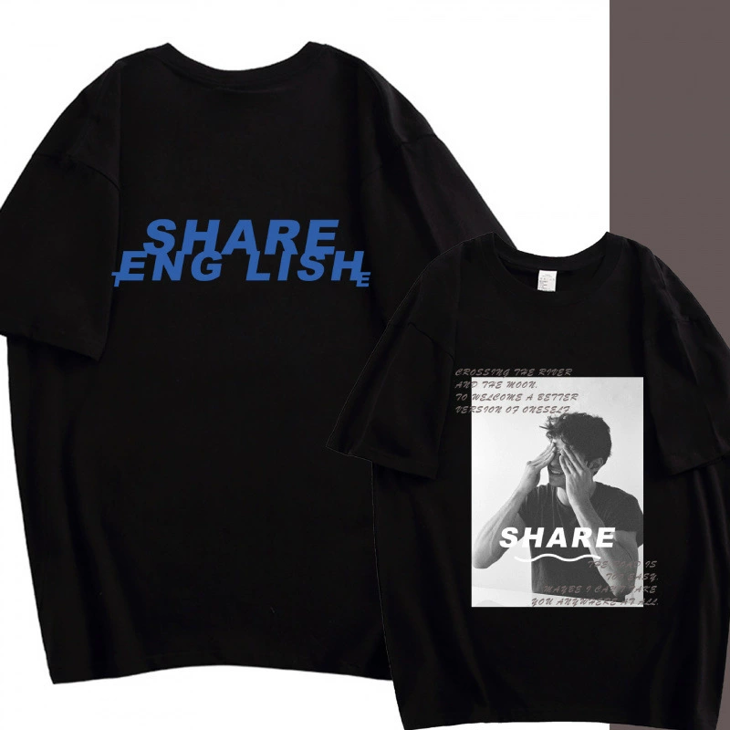 Тяжелый хлопок с короткими рукавами мужской прилив свободный большой размер hiphop рукава футболка с высоким уличным принтом топ пара одежда