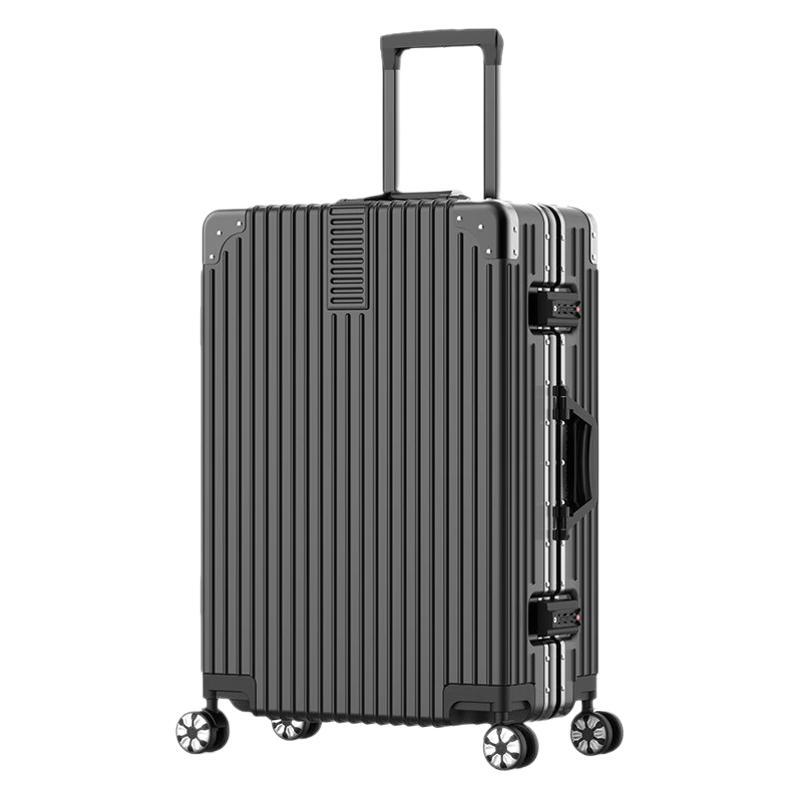 [Fábrica de selección estricta] maleta de aluminio de 20 pulgadas, ruedas universales de 24 pulgadas, maletas duraderas para estudiantes masculinos y femeninos