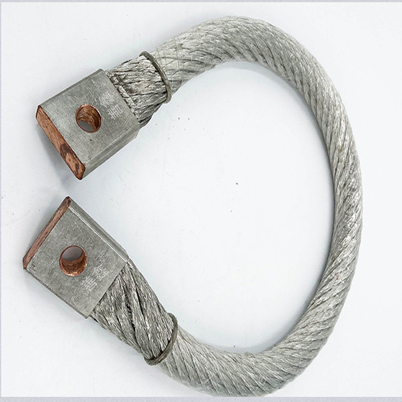 工地建筑用镀锡铜绞线 软连接 加工定制铜绞线裸铜扁平编织线