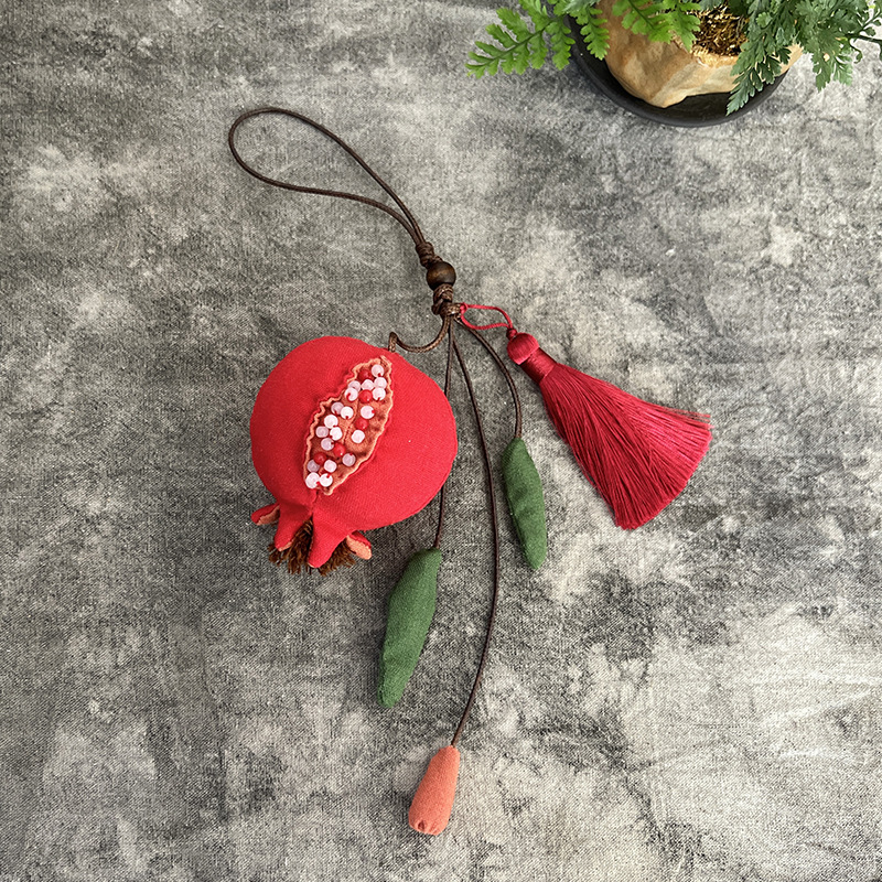 Colgante de granada No. 5 ~ Rojo (paquete de material)