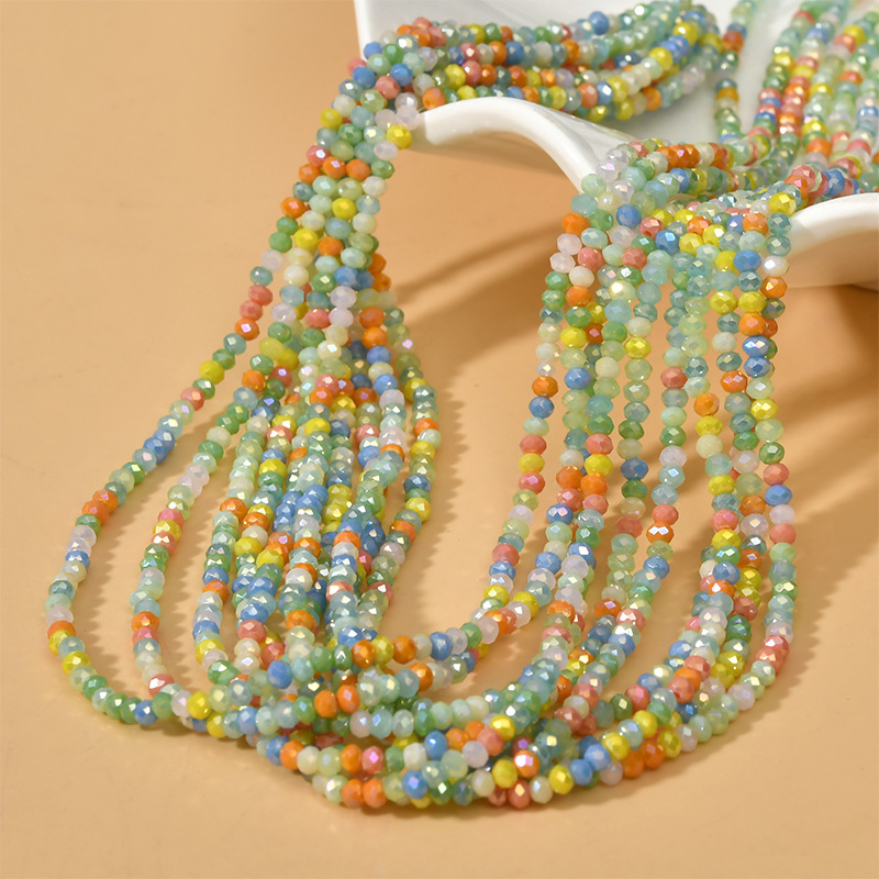 40g Weight Beads Jewelry Making Type Diameter 3mm Jewelry Making Size DIY Jewelry Accessories Classification 0.7mm Hole Size 165 Pieces Per Piece Quantity Artificial Crystal Material Solid Color Pattern Plating Design Simple Style Style 165 Pieces Per Piece Diameter 3mm 0.7mm Artificial Crystal Solid Color DIY Jewelry Accessories Beads 19