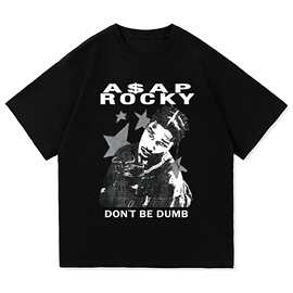 $AP ASAP Rocky Don't Be Dumb专辑图片棉质男式衬衫2026夏季衬衫