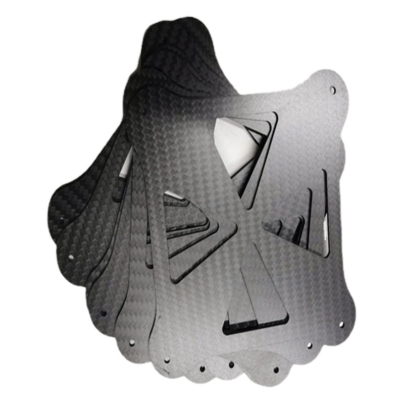 Placa de fibra de carbono CNC procesamiento grabado diy placa de material compuesto fibra de carbono procesamiento de doble cara procesamiento de placa de carbono