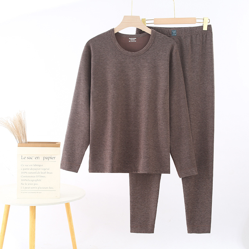 다채로운 면 세트 깊은 커피