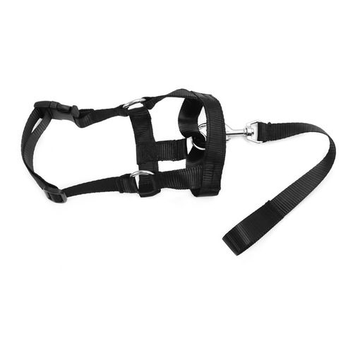 Dog muzzle adjustable anti-biting nose hair mask pet traction set muzzle training belt source factory direct sales