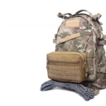 跨境热款户外登山迷彩腹包战术军迷腹部附件包杂物包收纳包