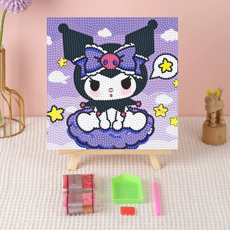 Алмазная вышивка (canvas) Genshin Impact DIY, 20×20 / 30×30, деревянная внутренняя рама и набор инструментов