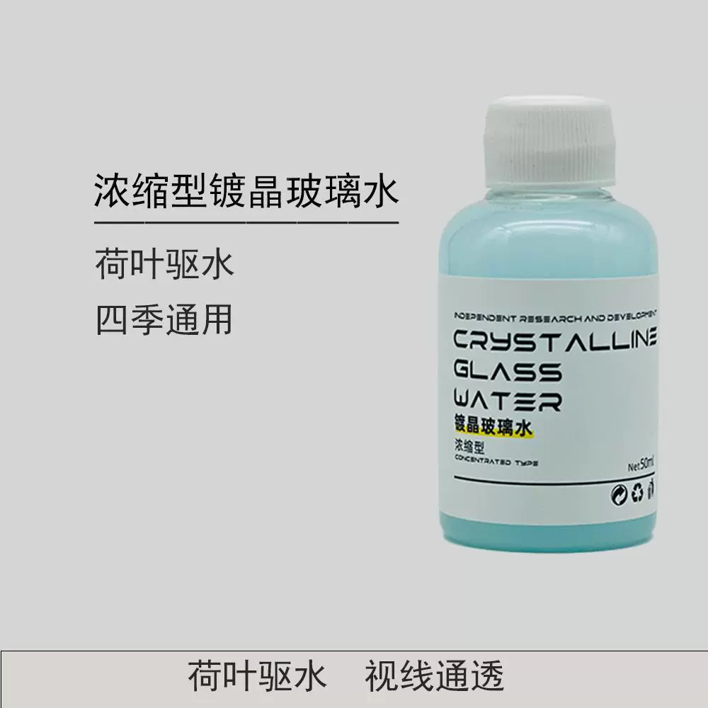 Кристаллизующееся покрытие для стекол автомобиля, гладкое гидрофобное средство от дождя, отталкивающее насекомых, очиститель масляных пленок для автомобильных стекол