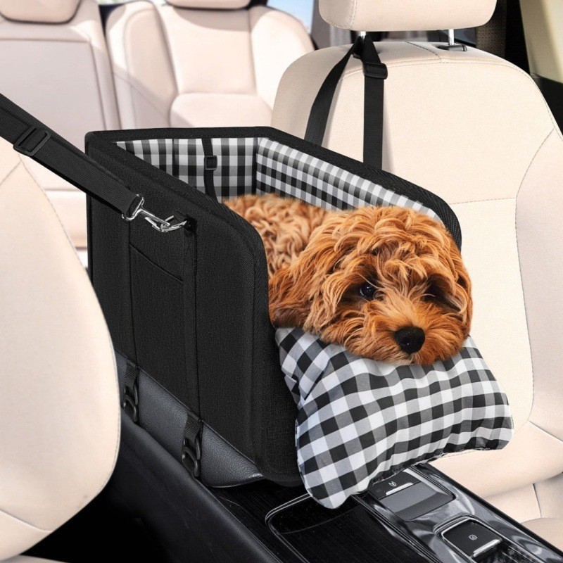 Consola de stock asiento de automóvil para perros reposabrazos portátiles para perros elevados asiento pequeño perro anti-plegable bolsa de mascotas