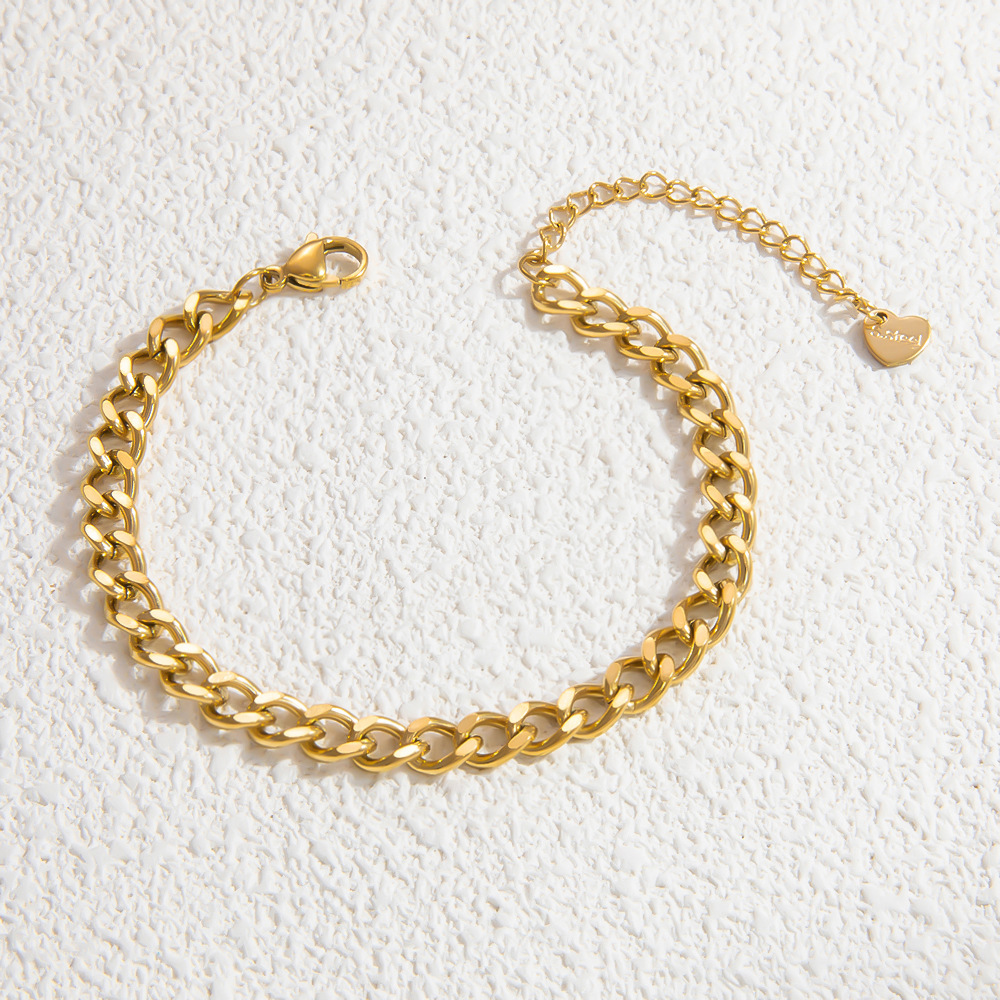 304 Stainless Steel Material Geometric Pattern PVD Coated Real Gold Plated Geometric 304 Stainless Steel Lady Waterproof Non Tarnish 304 Stainless Steel Lobster Trigger Clasp Closure Necklace