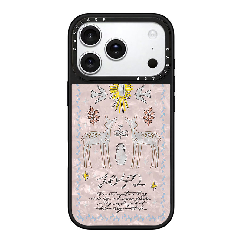 Casye Huaqiangbei Top Version Purchasing Service for iPhone Apple 17 Pro Max Phone Case Nana Double Deer Mother-Of-Pearl Casye Huaqiangbei Top Version Purchasing Service for iPhone Apple 17 Pro Max Phone Case Nana Double Deer Mother-Of-Pearl