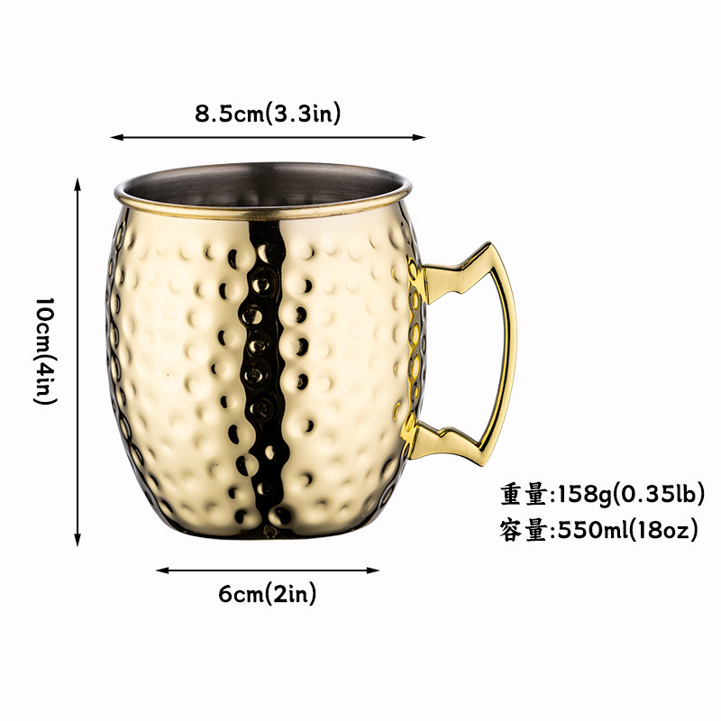 Hammer Point Copper Cup Moscou Mule Copper Cop