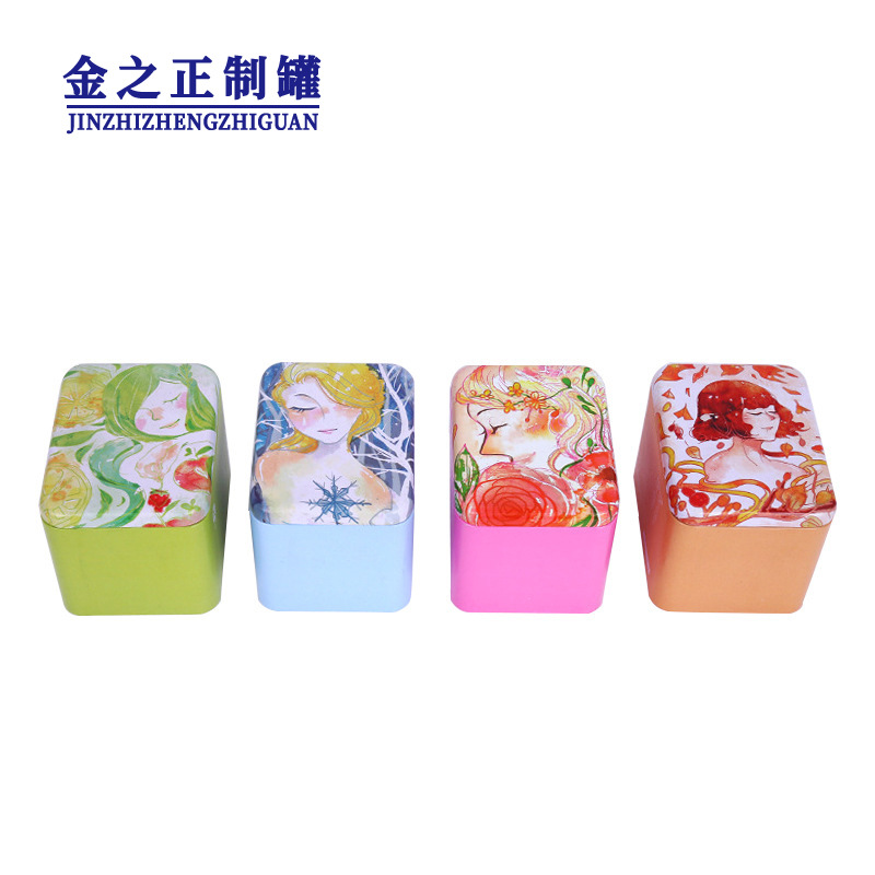 花茶袋泡装铁盒茶叶盒金属罐铁盒食品礼盒包装铁盒 来图印刷密封