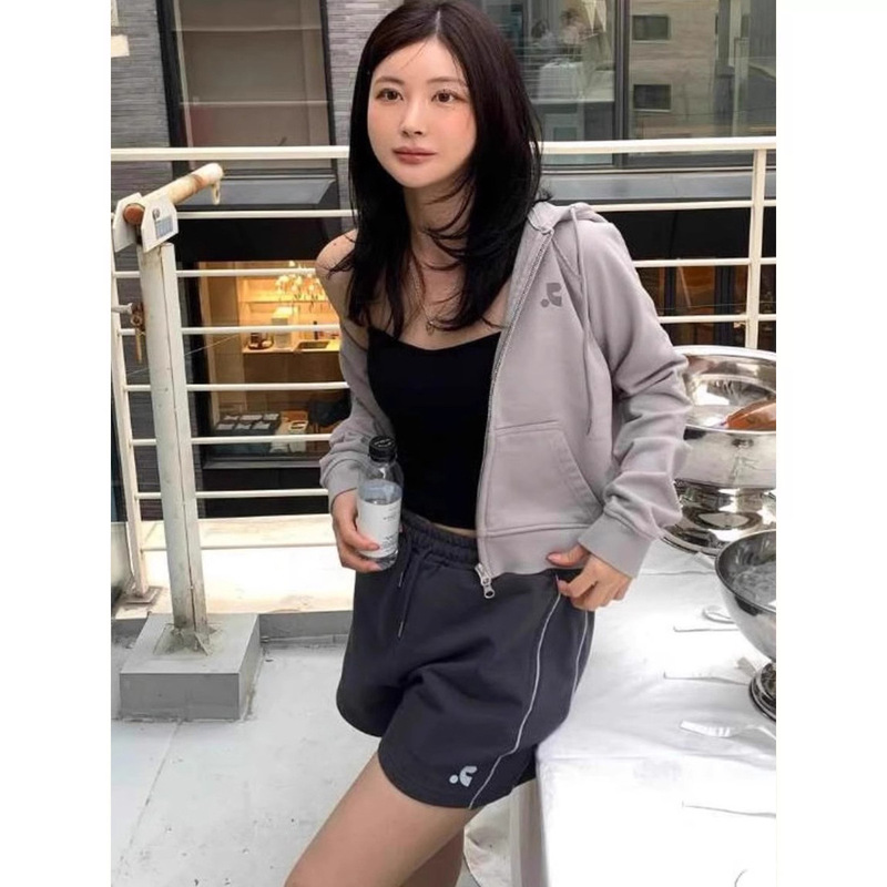 2025 Spring and Summer New South Korea Designer RR Letter Embroidered Casual Shorts Men's and Women's Loose Sports Pants