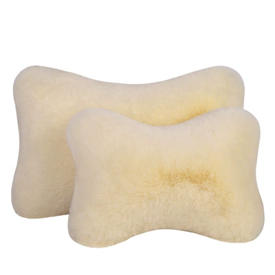 Headrest, Pillows, Car Lumbar Supports, Imitation Rabbit