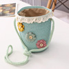 Small children's straw summer fashionable bag strap, Korean style