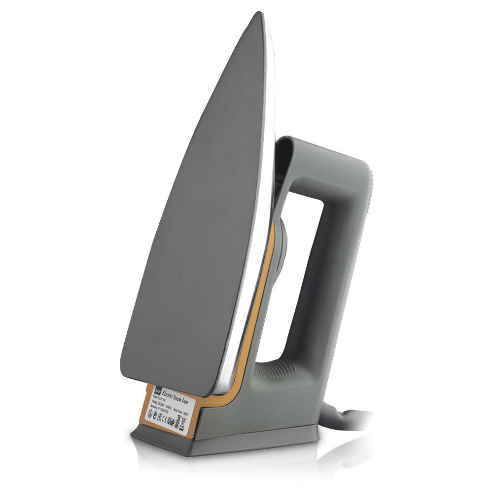 Plancha eléctrica de planchado en seco anticuada estándar europea RAF sin agua, sin transferencia de calor a vapor, parche de taladro de transferencia de calor, plancha eléctrica de chapa