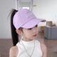 Parent-child mother-daughter duck-tongue hat trendy girls' horsetail sunshade baseball cap girls' summer sunscreen empty top sun hat