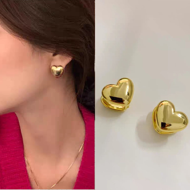 Pendientes de metal de alta gama, diseño minimalista y moderno, para mujer 2024, suministro al por mayor