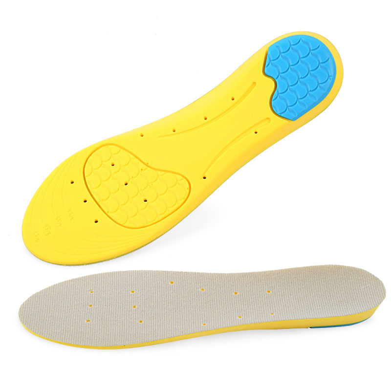Shock-absorbing keep warm insoles for men and women