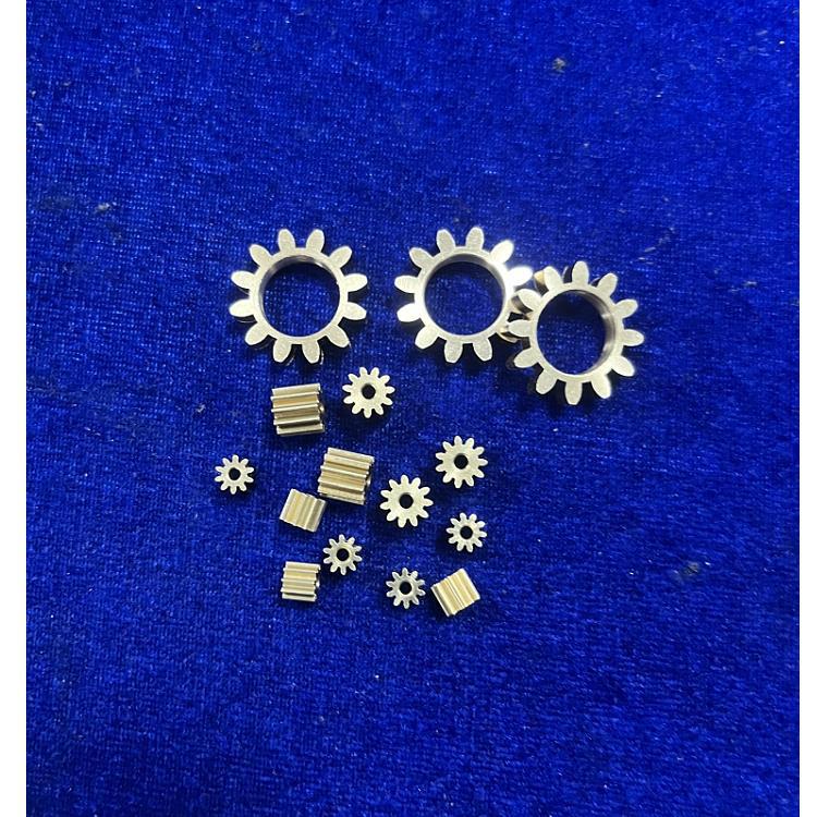 0.5模电动牙刷铜齿轮电机玩具传动马达无人机小齿轮厂家9/1 0/12
