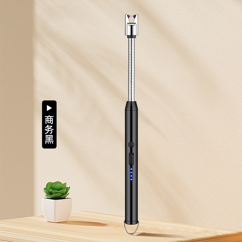 Fabricantes al por mayor Arco Tipo-c Cargador Encendedor Estufa de gas Encendido Agarre Exalargue Cocina Encendedor Transfronterizo Chong