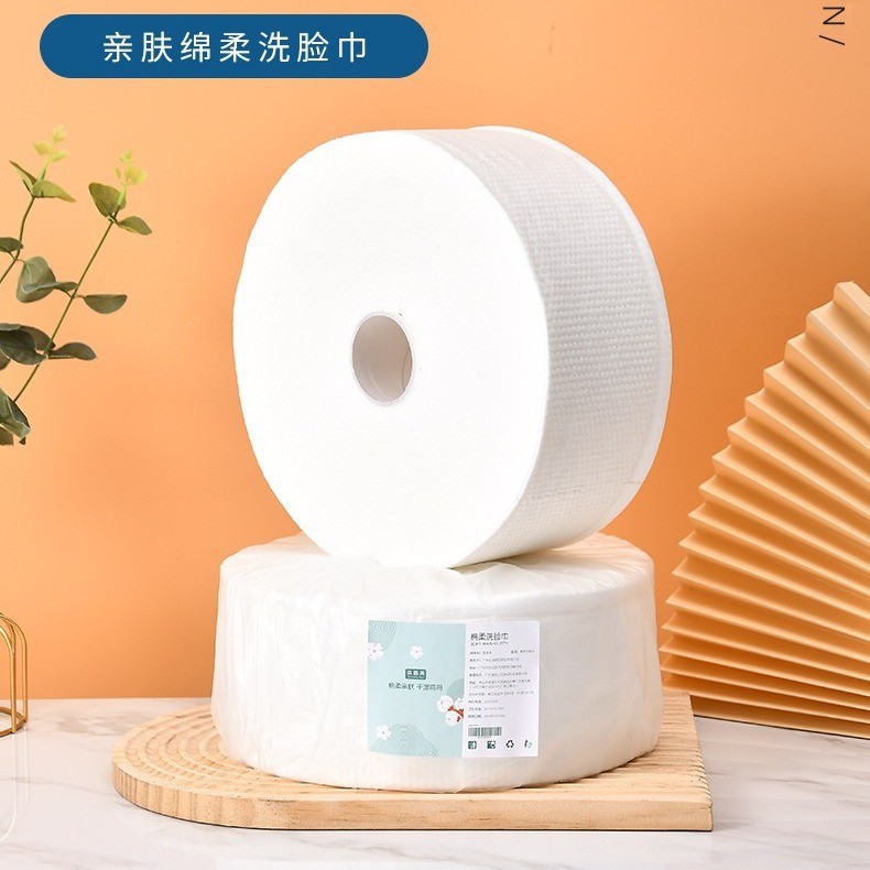 Toallas faciales desechables gran volumen de salón de belleza al por mayor toallas faciales al por mayor toallas faciales espesar no se desprende lavar la cara jin