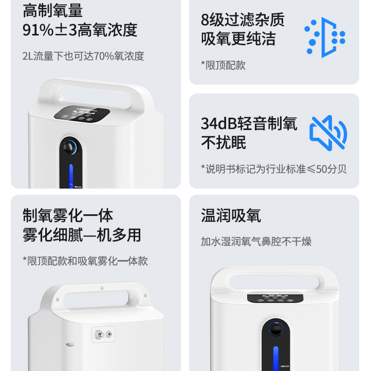 高原酸素吸入機医療用クラス家庭用酸素製造機デスクトップマイナスイオン酸素機携帯型小型酸素製造機|undefined