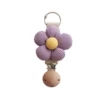 Apricot color (with a hole wooden cap) [Purple (medium five -petal flower)]