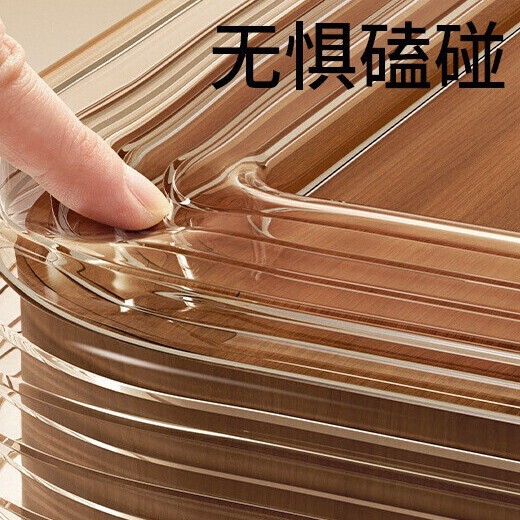 Transparent strip children's soft edge baby protection strip corner baby table sticker anti-collision