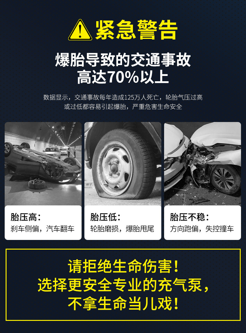 Car Wireless Air Pump, Portable Car Air Pump, Multi-Functional Car Supplies, Digital Display Electric Air Pump, Air Pump