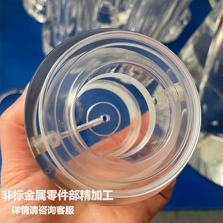 새로운 CNC CNC 기계는 신에너지 부품을 만듭니다. 금속 플라스틱 절연 재료 특수 모양 부품 가공