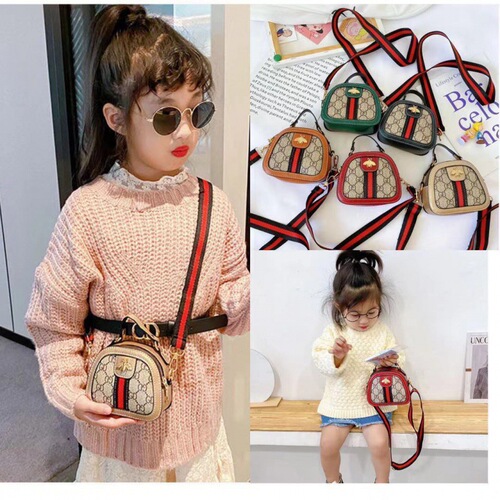 Celebrity Style Children's Handbag 2024 New Crossbody Bag Girls Fashion Cute Princess Shoulder Bag Internet Celebrity Style