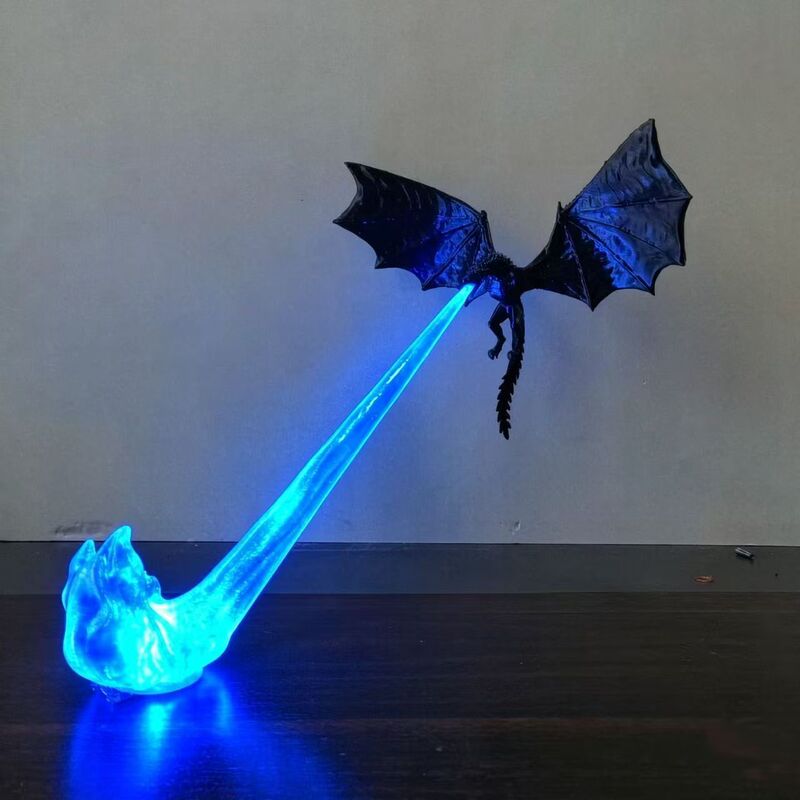 3D Printed Glowing Dragon Night Light Ornament Toy with Dual-Color Flame Effect Toy Model 3D Printed Glowing Dragon Night Light Ornament Toy with Dual-Color Flame Effect Toy Model