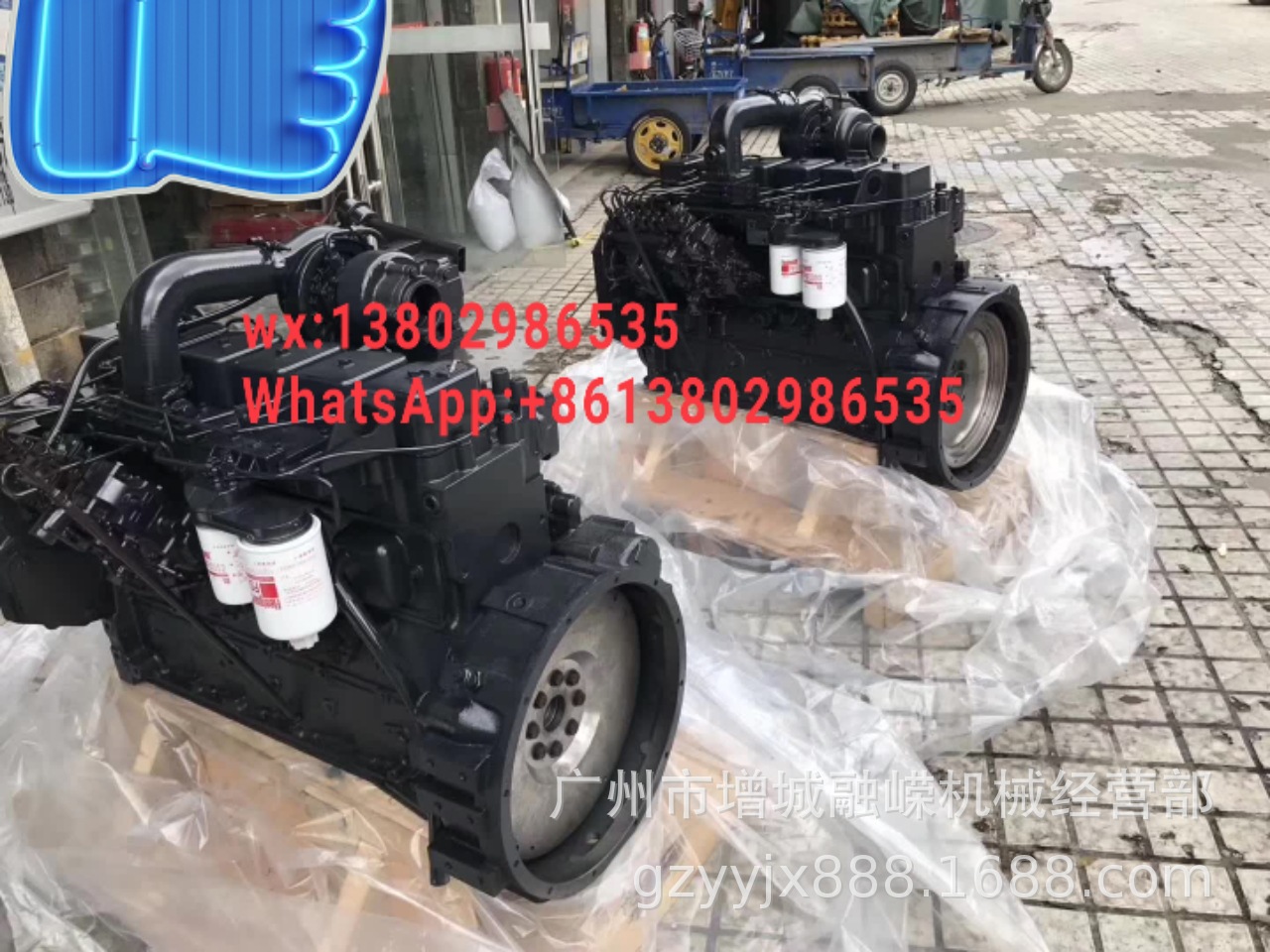 150马力6bt 5.9L发动机总成6BT5.9 6d102 SAA6D102E-2挖掘机