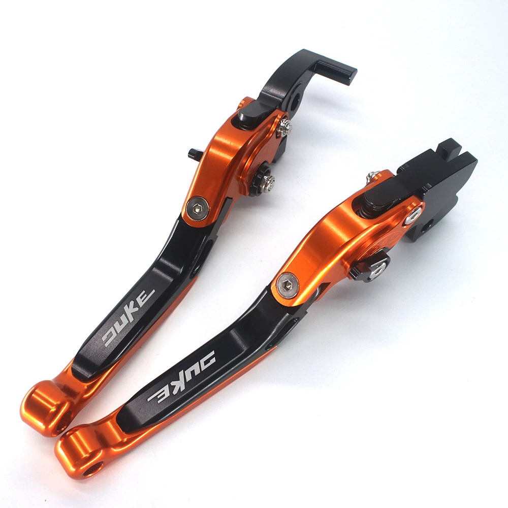 Регулируемый выдвижной рычаг тормоза и сцепления для мотоциклов с ЧПУ, для моделей DUKE390 и DUKE200